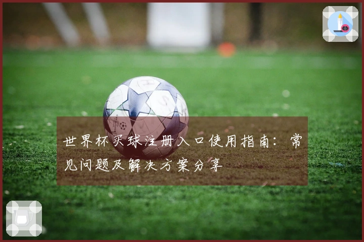 世界杯买球注册入口使用指南：常见问题及解决方案分享
